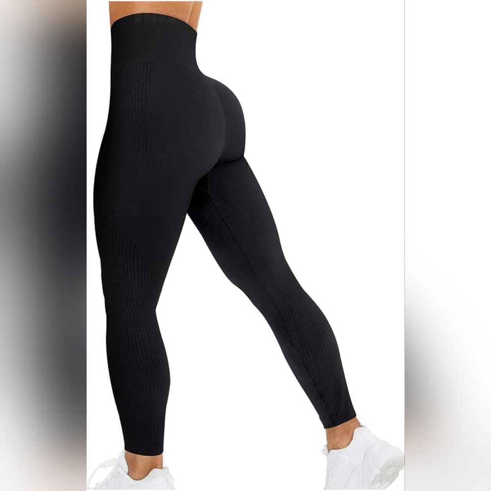 Seamless Black Leggings XXL